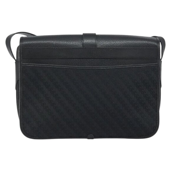 GUCCI Shoulder Bag Leather Canvas Black Gold 001 113 0613 Auth ep12275 - Picture 4 of 14